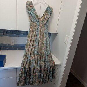 Gorgeous Paani patterned tiered dress